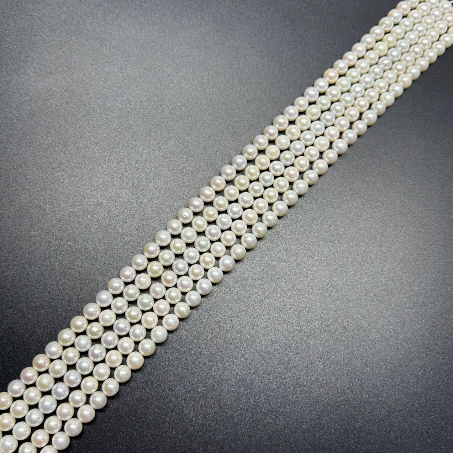 White Freshwater Cultured Pearl - (AAAA Quality)