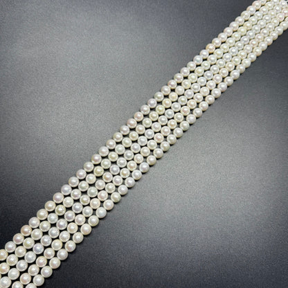White Freshwater Cultured Pearl - (AAAA Quality)