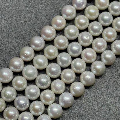 White Freshwater Cultured Pearl - (AAAA Quality)