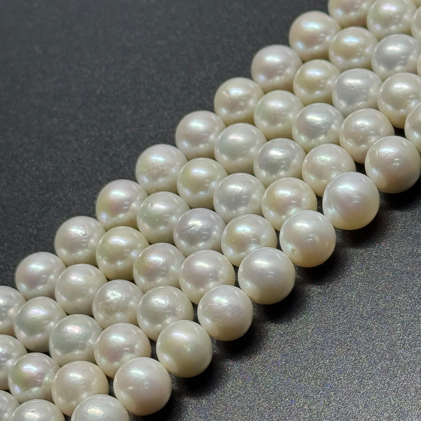 White Freshwater Cultured Pearl - (AAAA Quality)