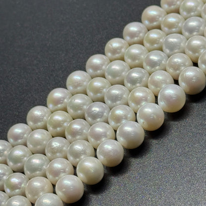 White Freshwater Cultured Pearl - (AAAA Quality)