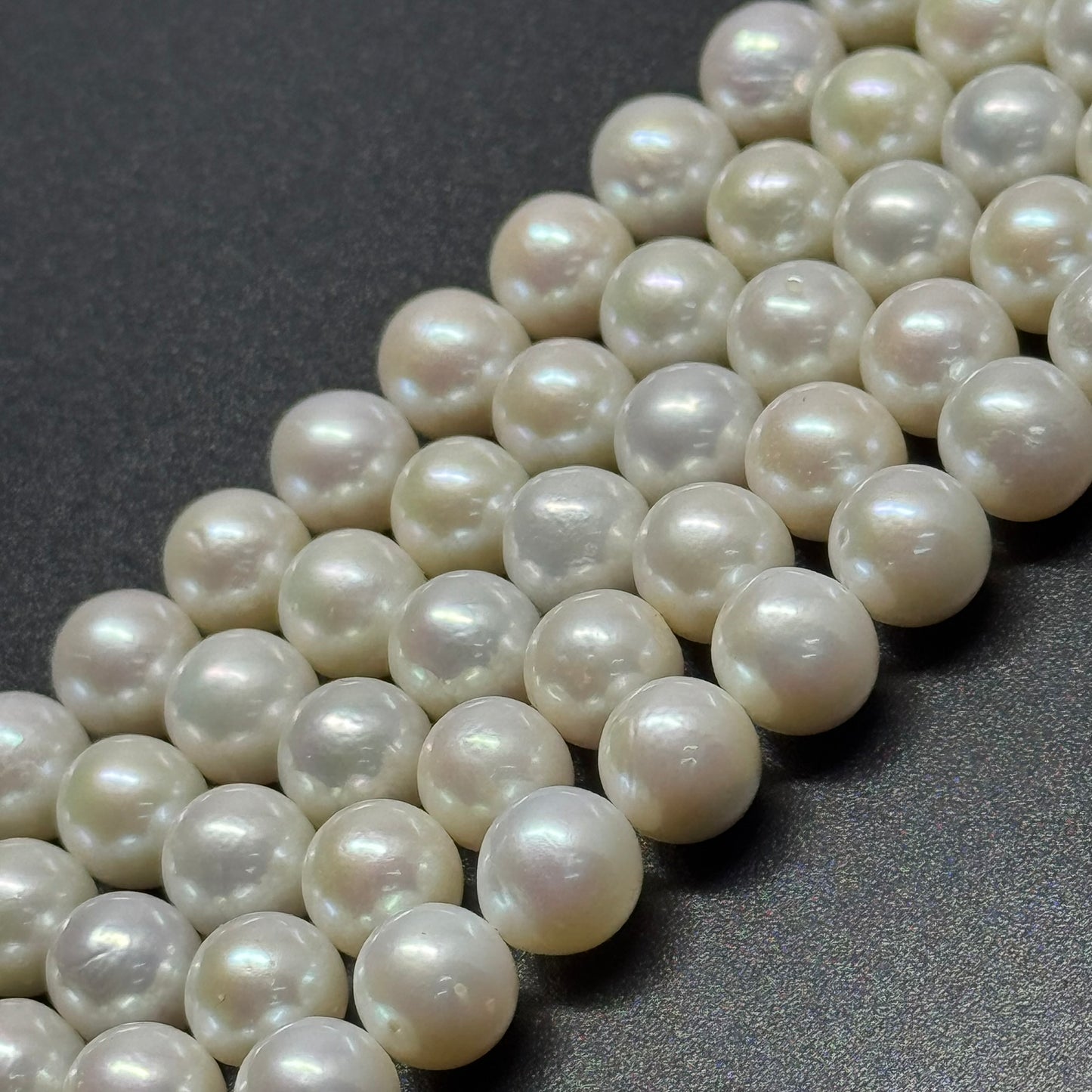 White Freshwater Cultured Pearl - (AAAA Quality)