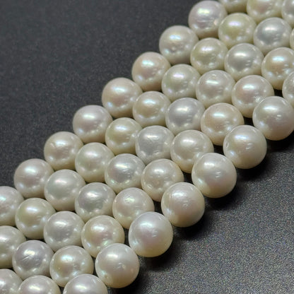 White Freshwater Cultured Pearl - (AAAA Quality)