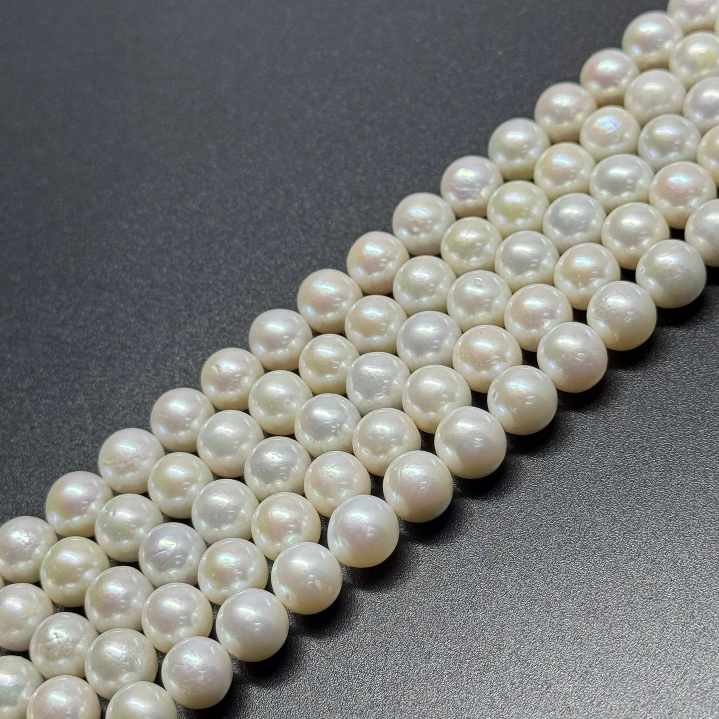 White Freshwater Cultured Pearl - (AAAA Quality)