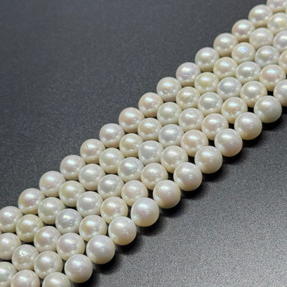 White Freshwater Cultured Pearl - (AAAA Quality)