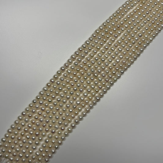 White Freshwater Cultured Pearl - (AA Quality)