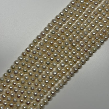 White Freshwater Cultured Pearl - (AA Quality)
