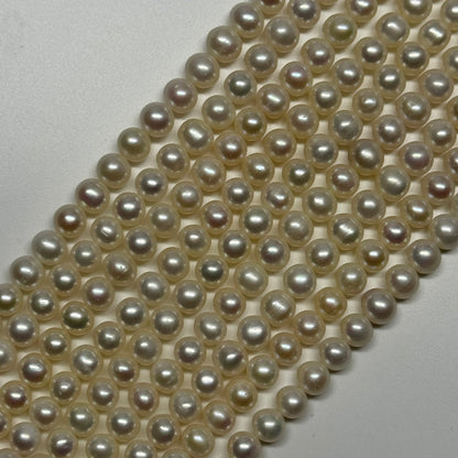 White Freshwater Cultured Pearl - (AA Quality)