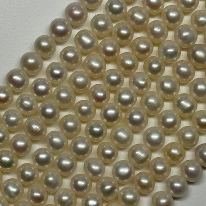 White Freshwater Cultured Pearl - (AA Quality)