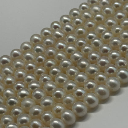 White Freshwater Cultured Pearl - (AA Quality)
