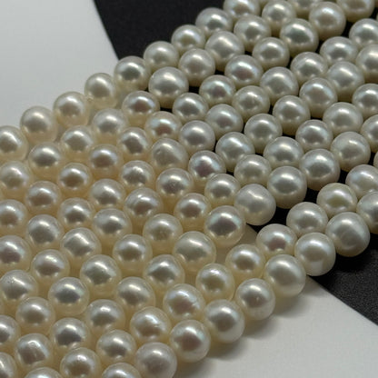 White Freshwater Cultured Pearl - (AA Quality)
