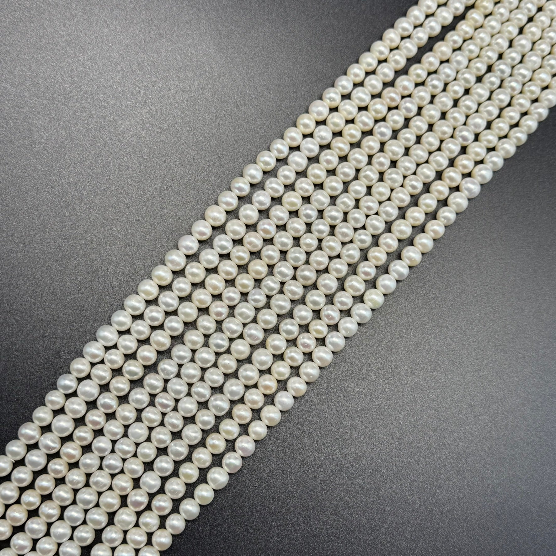 White Freshwater Cultured Pearl - (AA Quality)