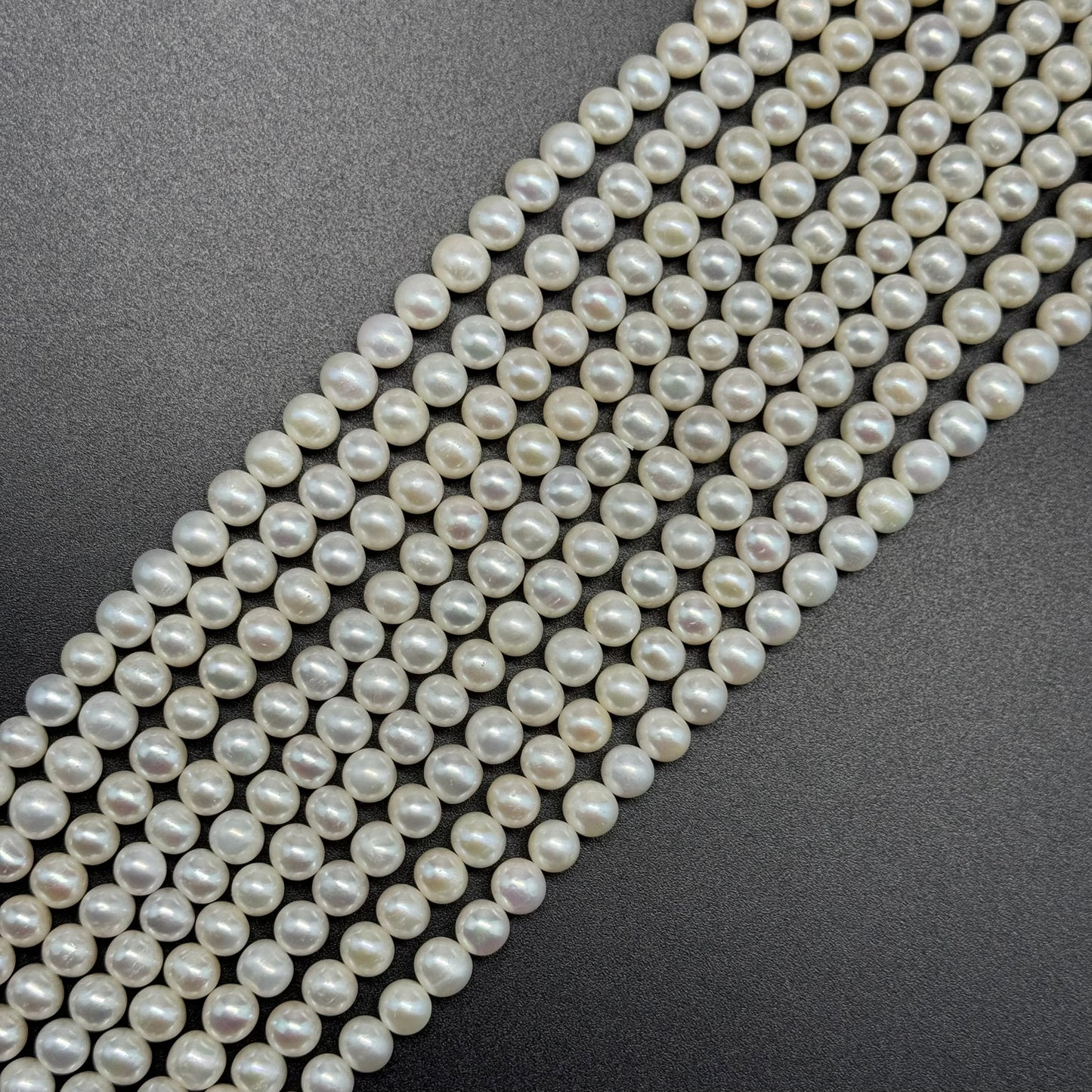 White Freshwater Cultured Pearl - (AA Quality)