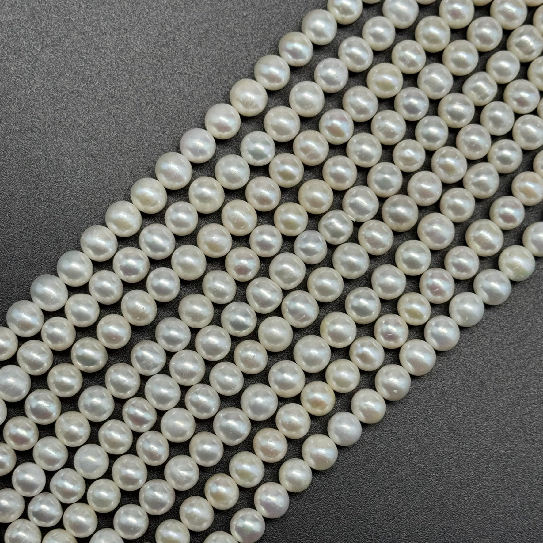 White Freshwater Cultured Pearl - (AA Quality)