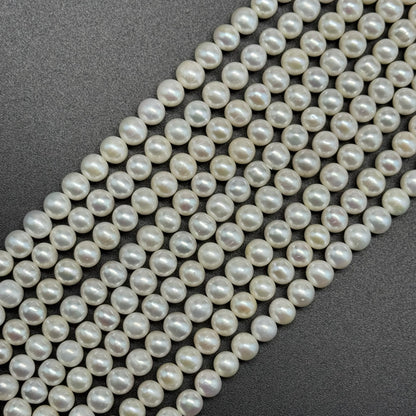 White Freshwater Cultured Pearl - (AA Quality)