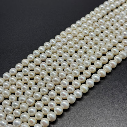 White Freshwater Cultured Pearl - (AA Quality)