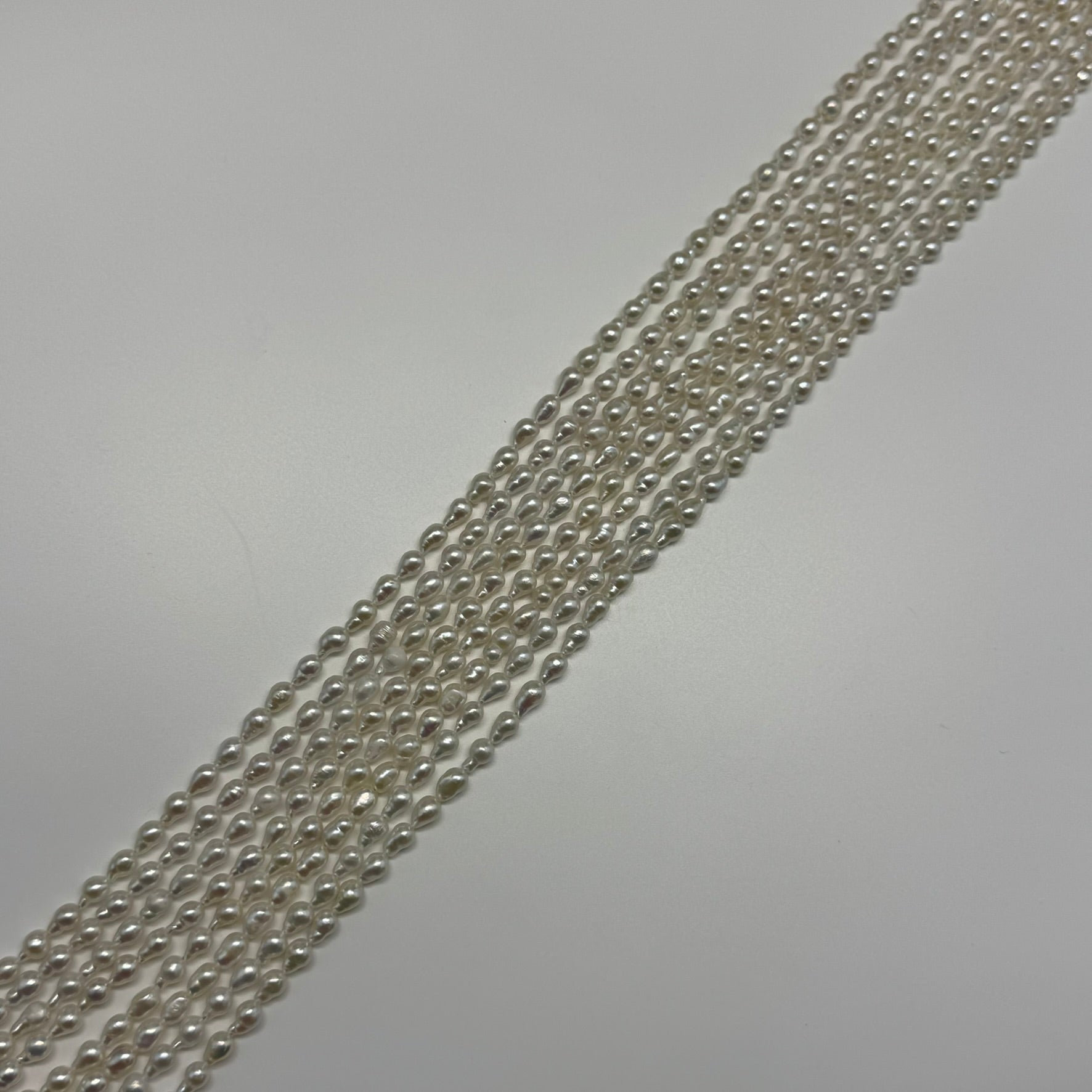 White Freshwater Cultured Pear Shaped Pearl - (AA Quality)