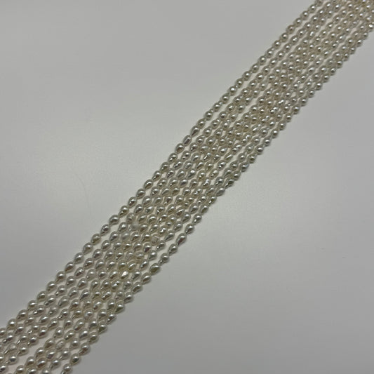 White Freshwater Cultured Pear Shaped Pearl - (AA Quality)
