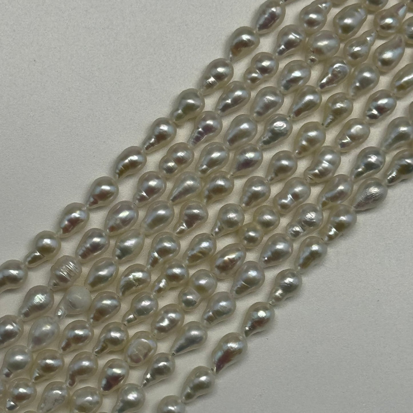 White Freshwater Cultured Pear Shaped Pearl - (AA Quality)