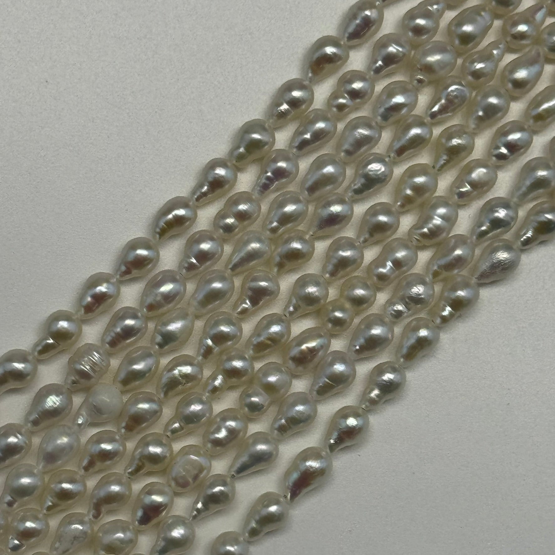 White Freshwater Cultured Pear Shaped Pearl - (AA Quality)