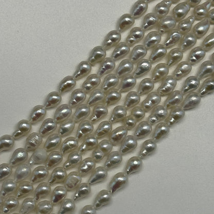 White Freshwater Cultured Pear Shaped Pearl - (AA Quality)