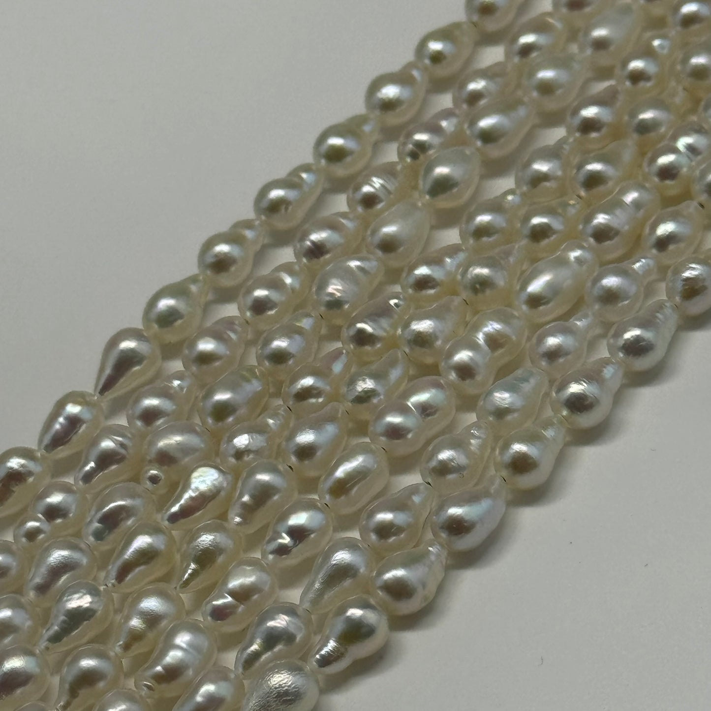 White Freshwater Cultured Pear Shaped Pearl - (AA Quality)