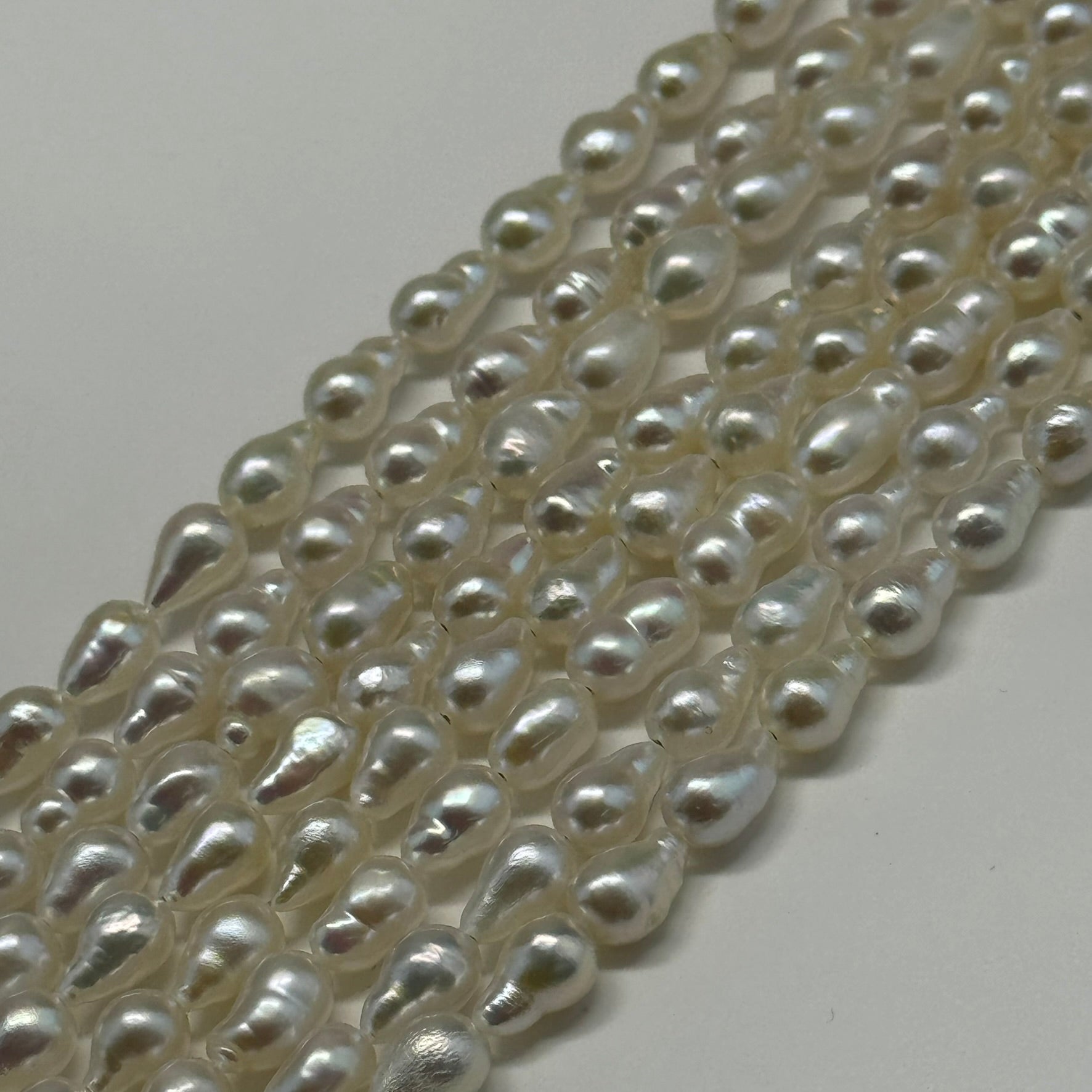 White Freshwater Cultured Pear Shaped Pearl - (AA Quality)