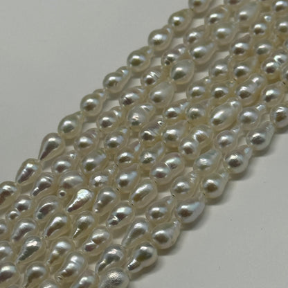 White Freshwater Cultured Pear Shaped Pearl - (AA Quality)