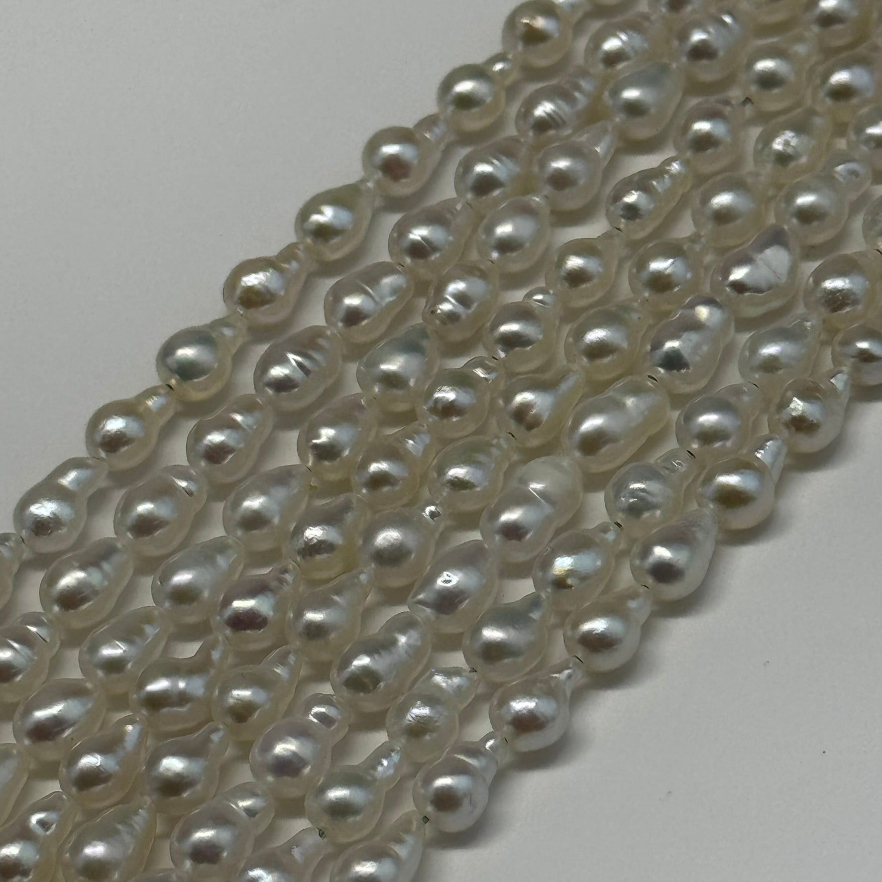 White Freshwater Cultured Pear Shaped Pearl - (AA Quality)