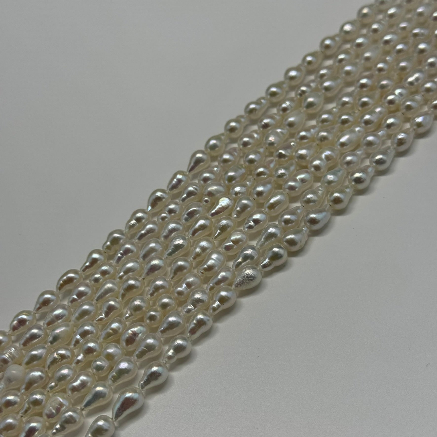 White Freshwater Cultured Pear Shaped Pearl - (AA Quality)