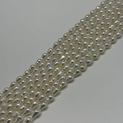 White Freshwater Cultured Pear Shaped Pearl - (AA Quality)