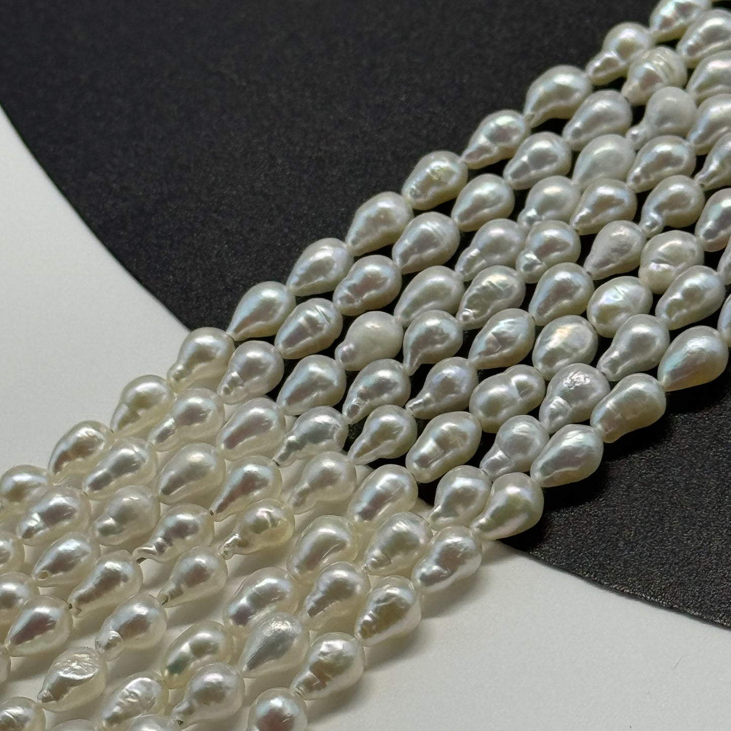 White Freshwater Cultured Pear Shaped Pearl - (AA Quality)