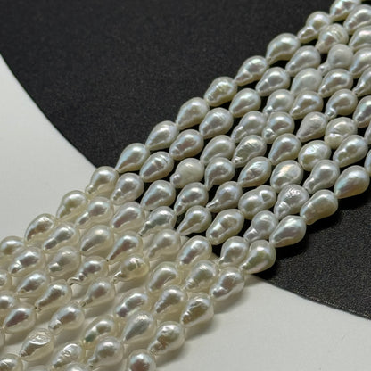 White Freshwater Cultured Pear Shaped Pearl - (AA Quality)