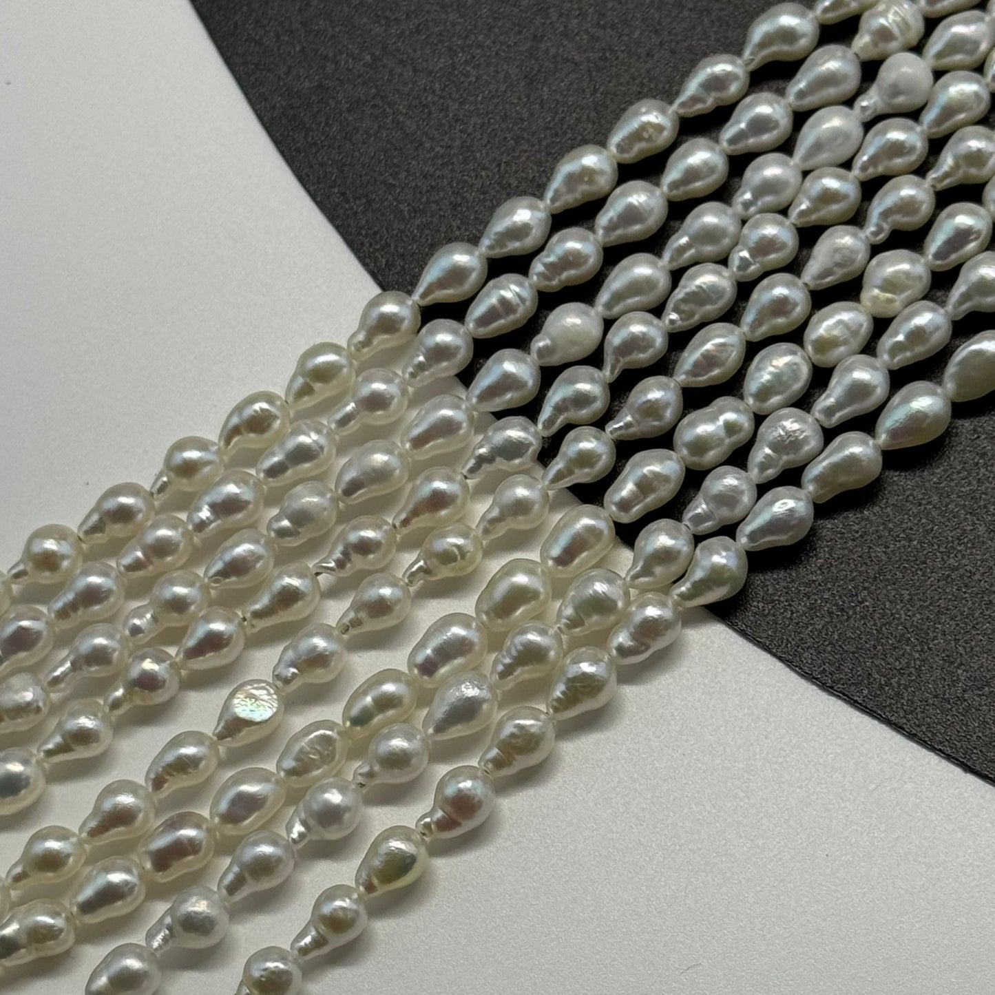 White Freshwater Cultured Pear Shaped Pearl - (AA Quality)