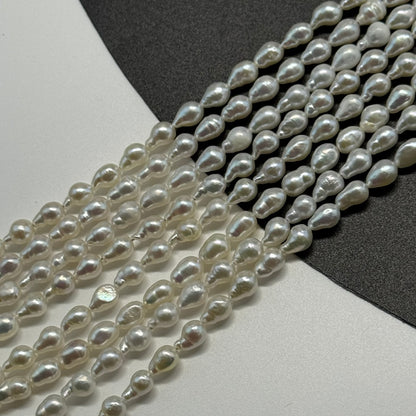 White Freshwater Cultured Pear Shaped Pearl - (AA Quality)