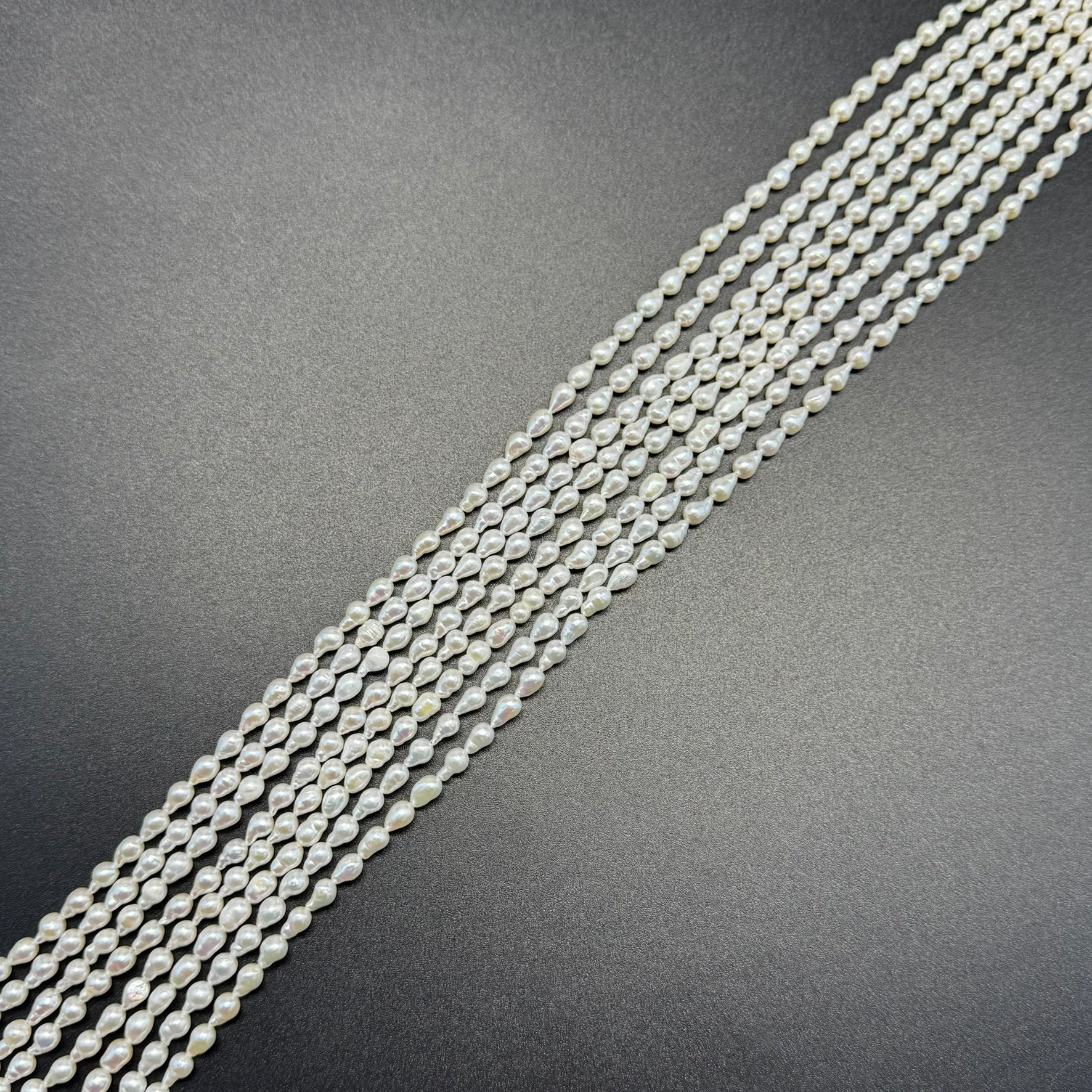 White Freshwater Cultured Pear Shaped Pearl - (AA Quality)