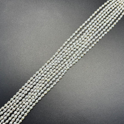White Freshwater Cultured Pear Shaped Pearl - (AA Quality)