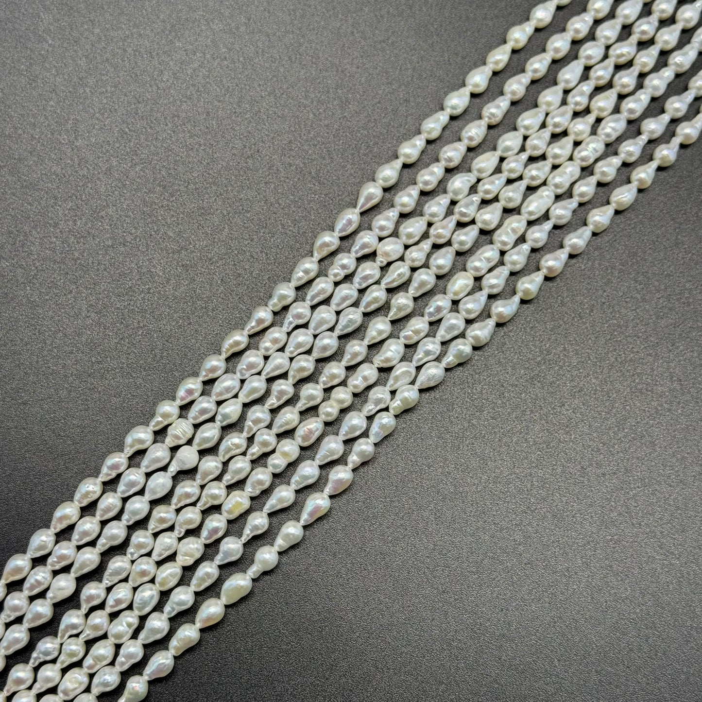 White Freshwater Cultured Pear Shaped Pearl - (AA Quality)