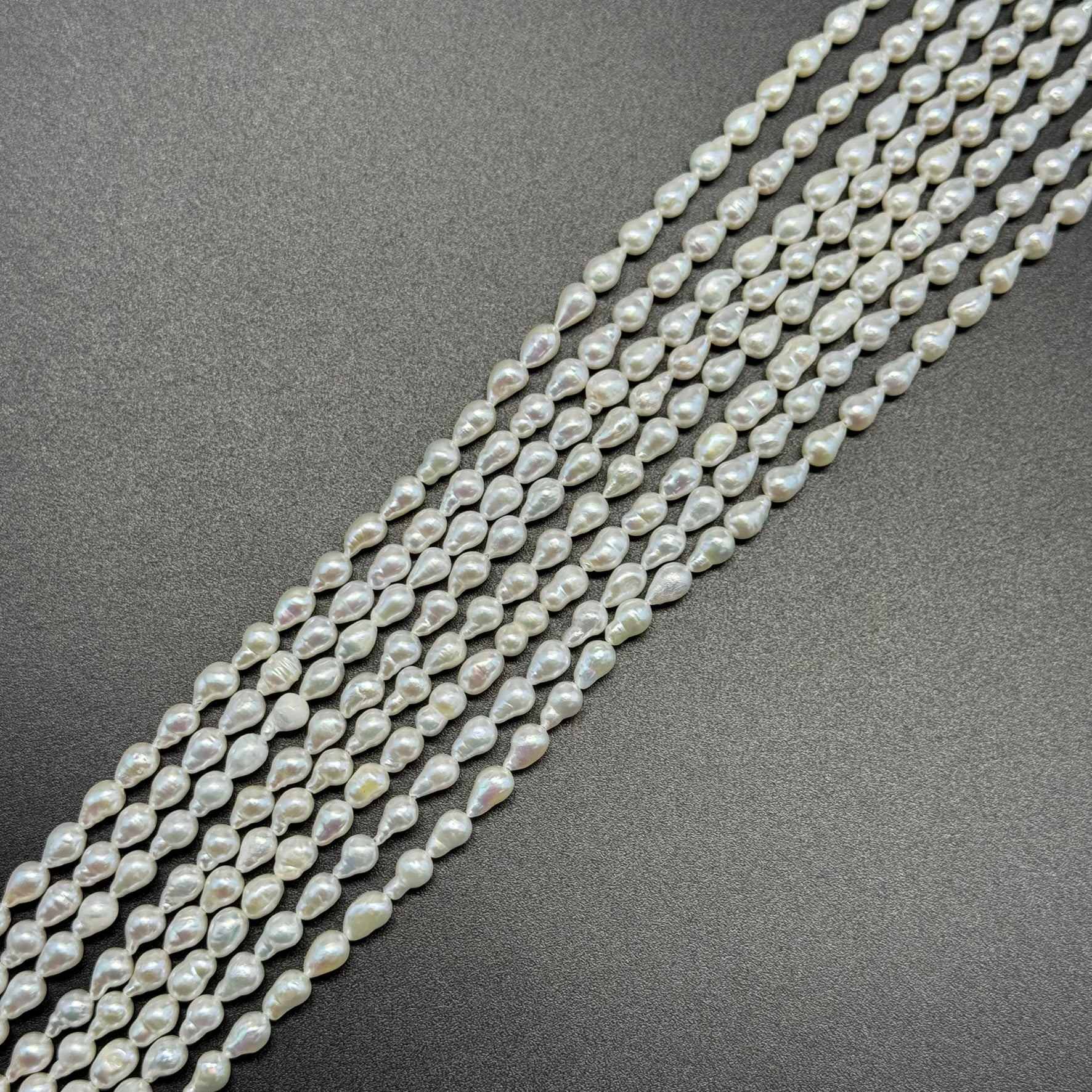 White Freshwater Cultured Pear Shaped Pearl - (AA Quality)