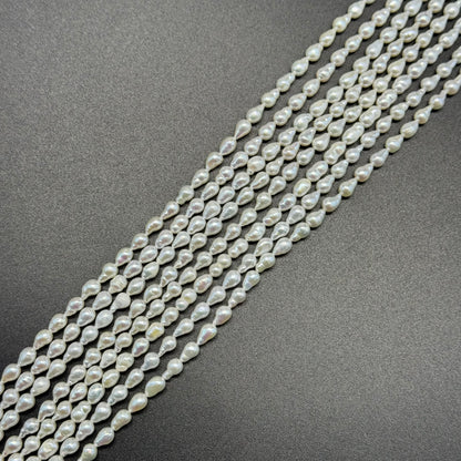 White Freshwater Cultured Pear Shaped Pearl - (AA Quality)