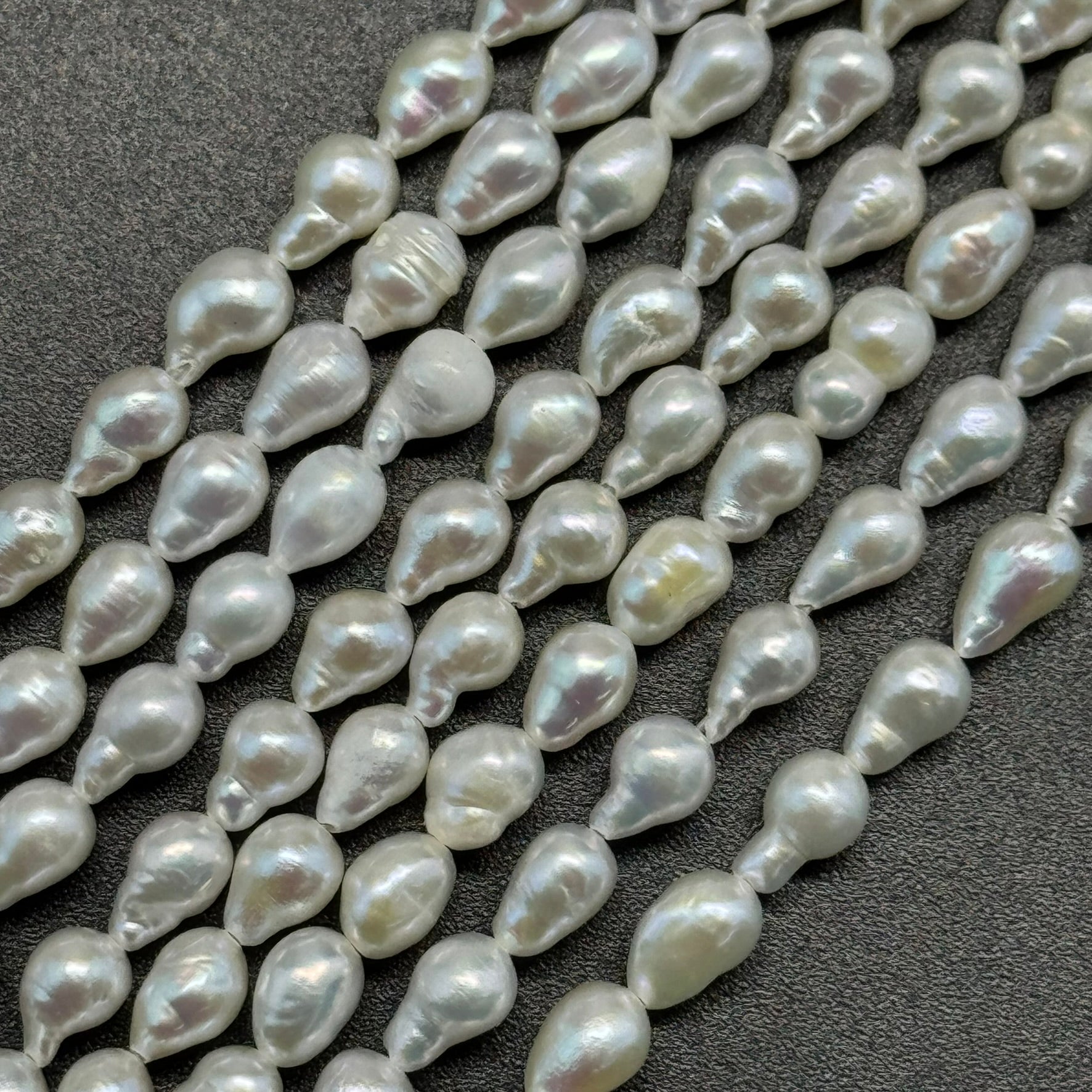 White Freshwater Cultured Pear Shaped Pearl - (AA Quality)