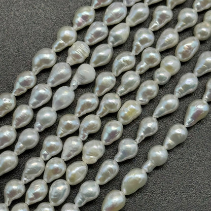 White Freshwater Cultured Pear Shaped Pearl - (AA Quality)