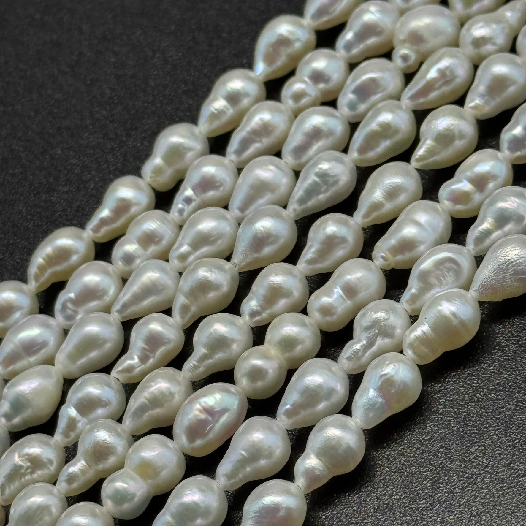 White Freshwater Cultured Pear Shaped Pearl - (AA Quality)