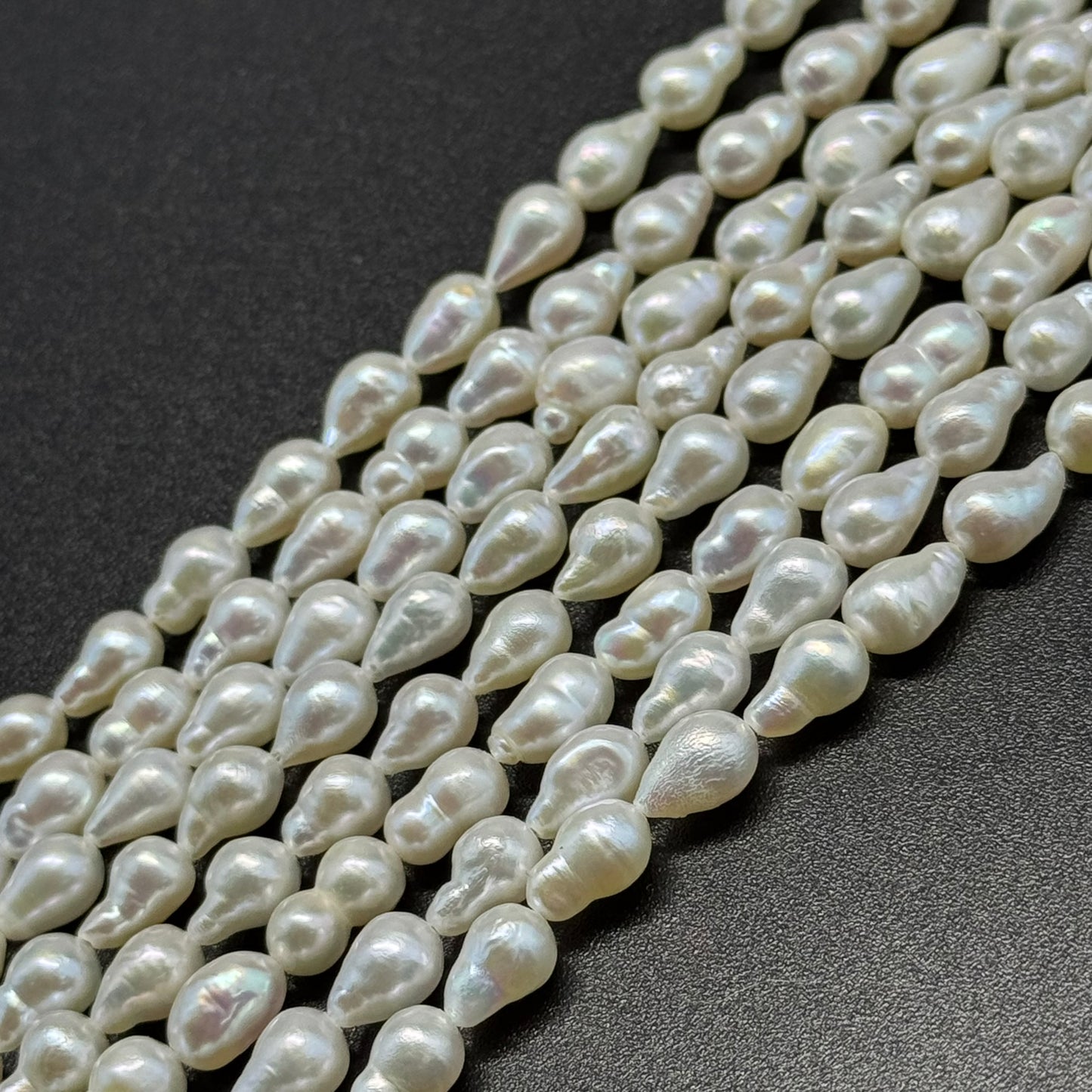 White Freshwater Cultured Pear Shaped Pearl - (AA Quality)