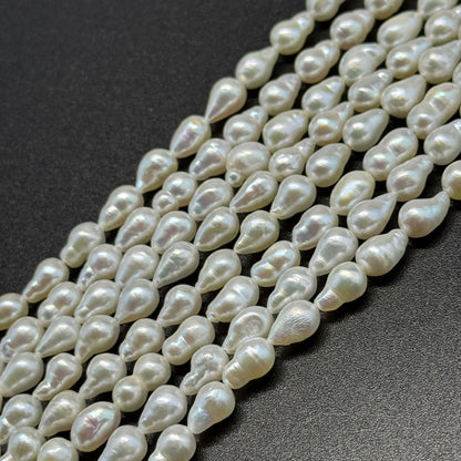 White Freshwater Cultured Pear Shaped Pearl - (AA Quality)