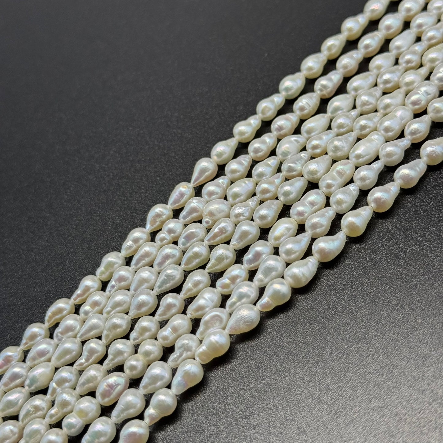 White Freshwater Cultured Pear Shaped Pearl - (AA Quality)