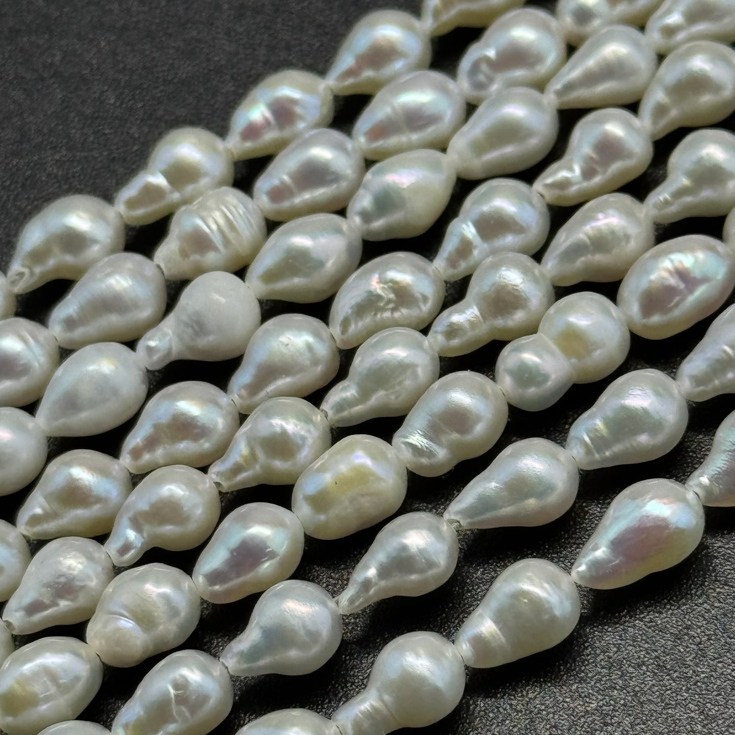 White Freshwater Cultured Pear Shaped Pearl - (AA Quality)