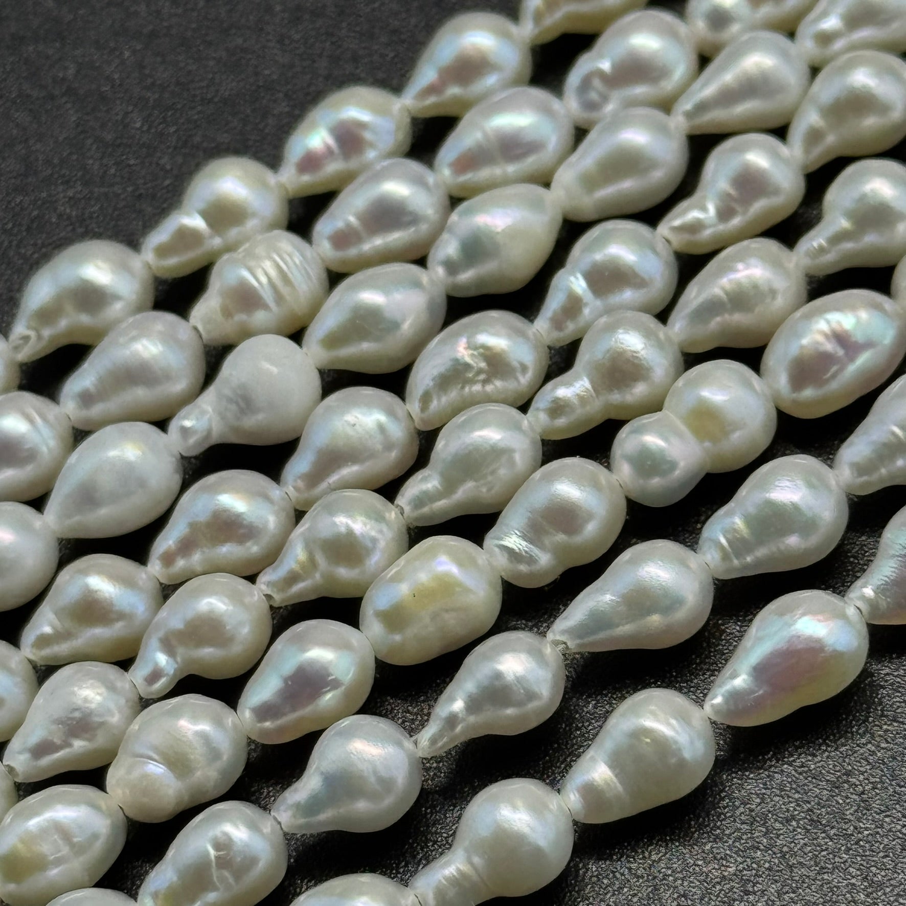 White Freshwater Cultured Pear Shaped Pearl - (AA Quality)