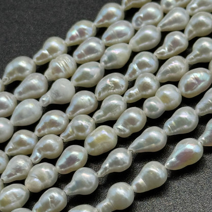 White Freshwater Cultured Pear Shaped Pearl - (AA Quality)