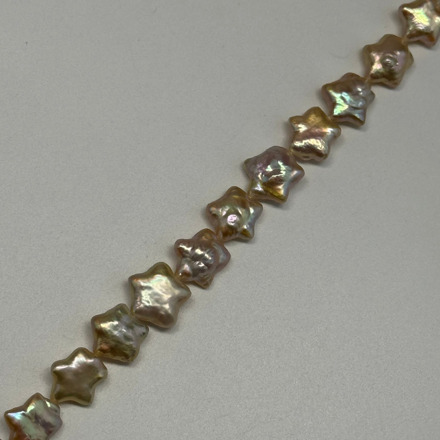 Peach Freshwater Cultured Star Shaped Pearl - (AAA Quality)